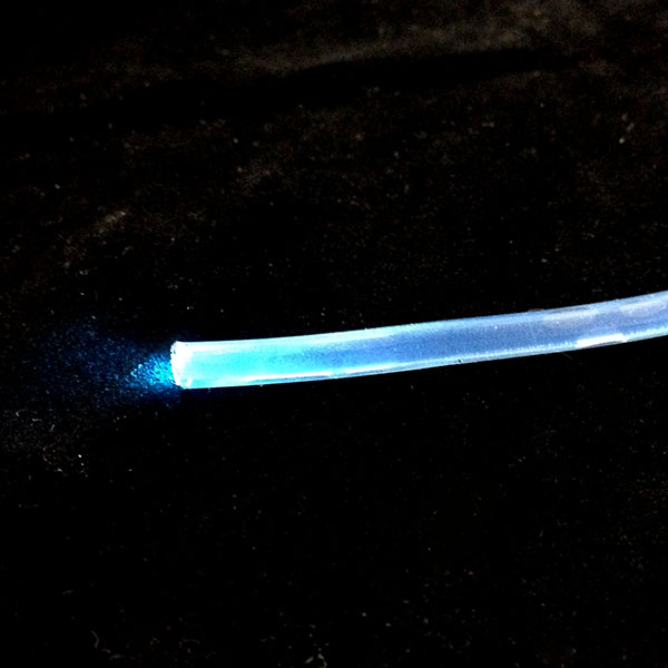 2.5mm Solid Core Side Glow Fiber Optic Lighting Cable Sold By The Foot 