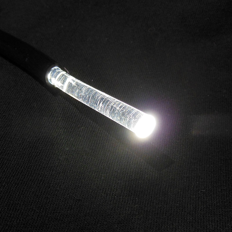 6mm Solid Core Side Glow Fiber Optic Lighting Cable Sold By The Foot 